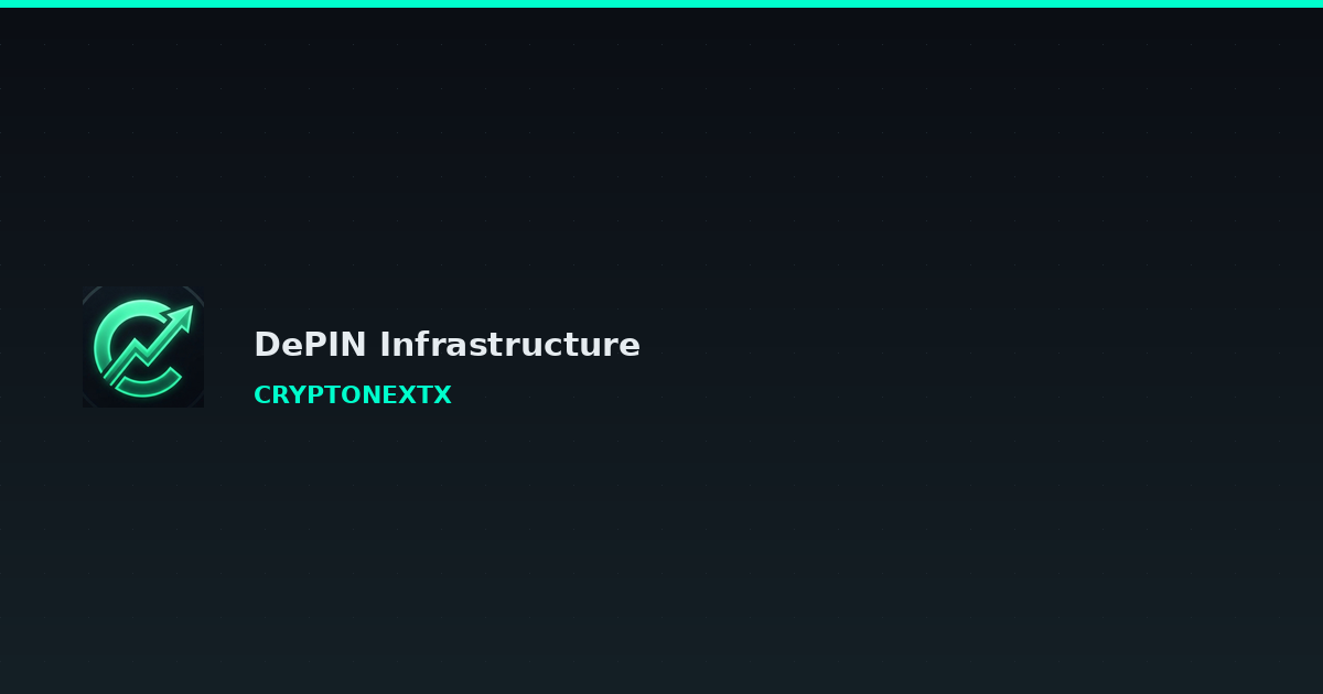 Decentralized Physical Infrastructure Networks DePIN